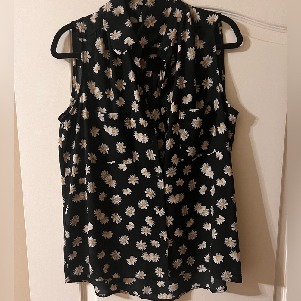 Daisy Print Blouse